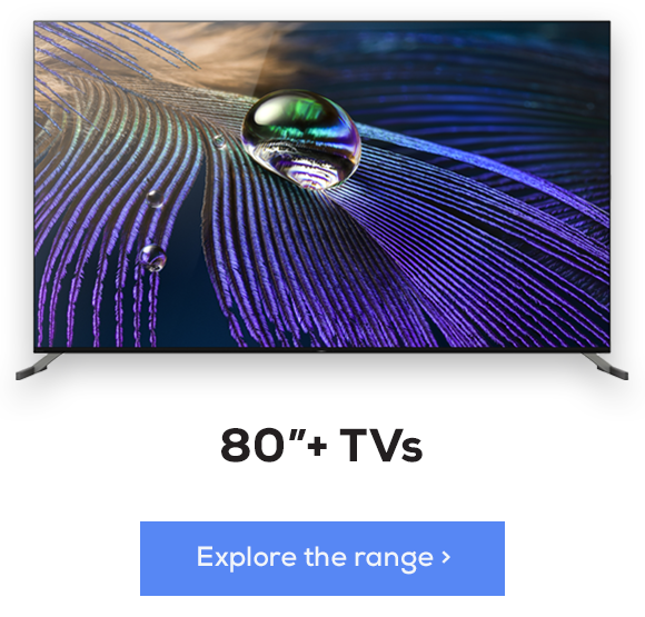 Sony Brand Page TV Large Screen Size