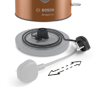 Bosch Kettle Copper Cord Storage