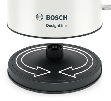 Bosch Kettle Designline White 360 Cordless