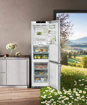 Energy efficient fridge freezer
