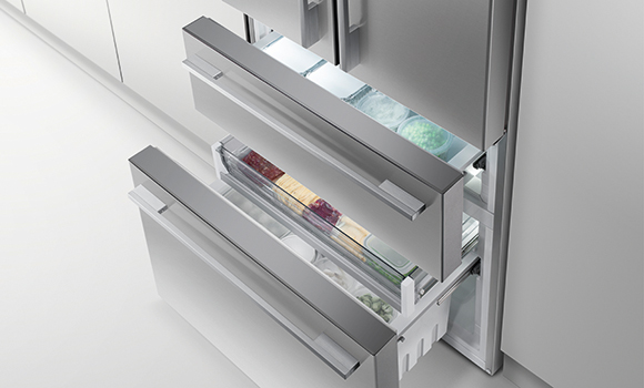 Fisher and Paykel Easy Slide Drawers Feature