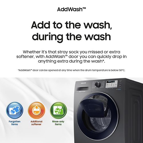 Samsung AddWash Feature