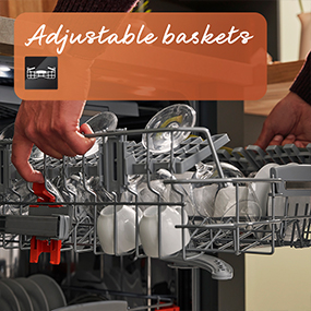 Hotpoint Dishwashers Adjustable Baskets