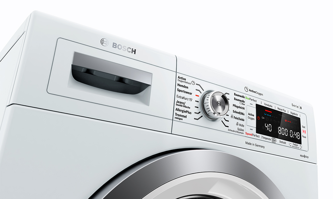 Bosch Washing Machine Controls