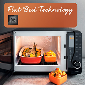 Hotpoint Microwaves Flat Bed Tech